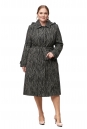 Женское пальто из текстиля с капюшоном 8012214-2
