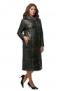 Женское кожаное пальто из натуральной кожи с капюшоном 8013018-2