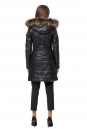 Женское кожаное пальто из натуральной кожи с капюшоном, отделка енот 8013584-3