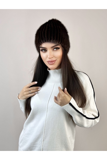 Шапка женская из норки