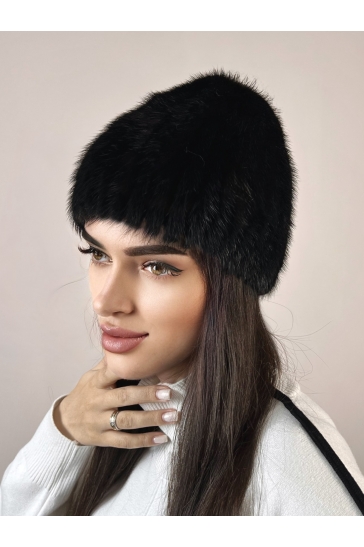 Шапка женская из норки