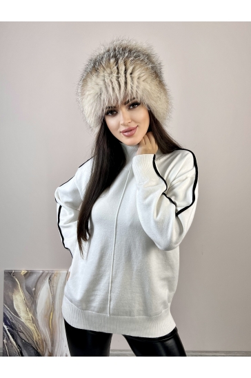 Шапка женская из блюфроста