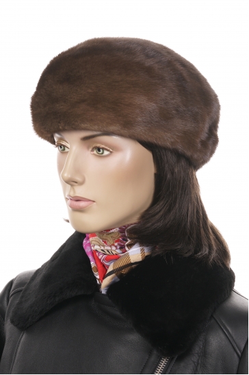 Шапка женская из норки