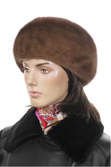 Шапка женская из норки