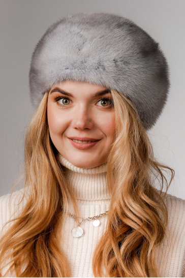 Шапка женская из норки
