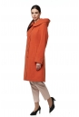 Женское пальто из текстиля с капюшоном 8016042-2