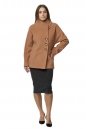 Женское пальто из текстиля с воротником 8019059