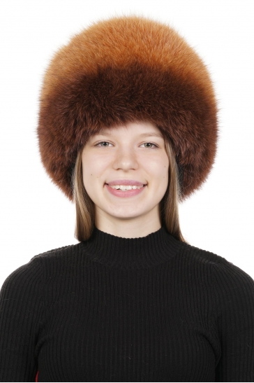 Шапка женская из песца
