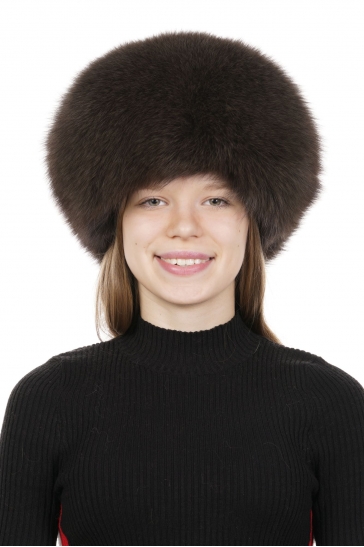Шапка женская из песца