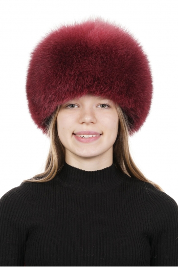Шапка женская из песца