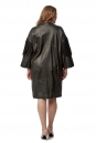 Женское кожаное пальто из натуральной кожи без воротника 8019657-3