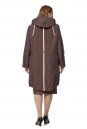 Женское пальто из текстиля с капюшоном 8019809-3