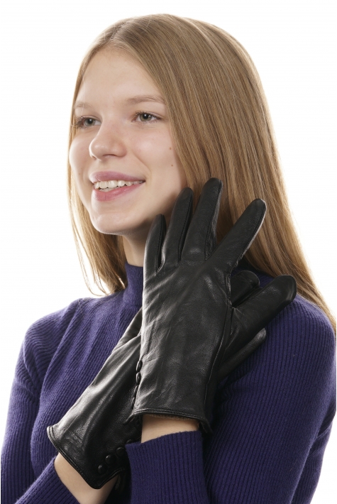 Перчатки женские кожаные 8020187