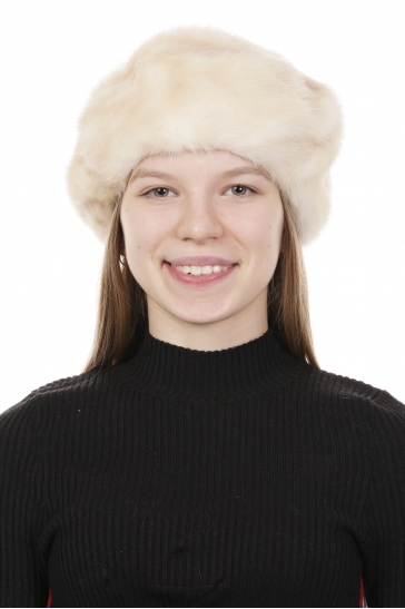 Шапка женская из норки