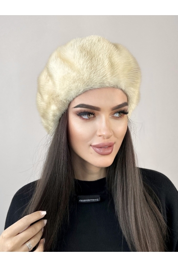 Шапка женская из норки
