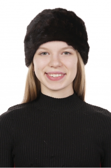 Шапка женская из норки