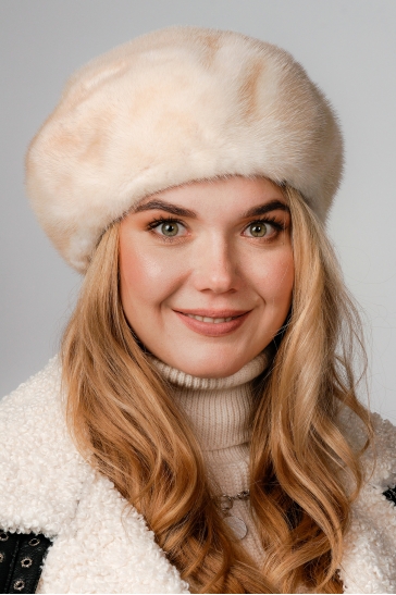 Шапка женская из норки