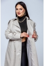Женское кожаное пальто из эко-кожи с воротником 8023362-2