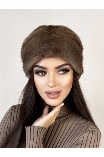 Шапка женская из норки